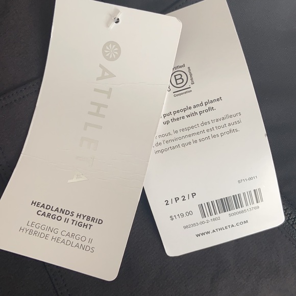 Athleta Headlands Hybrid Cargo II Tight - Picture 9 of 10